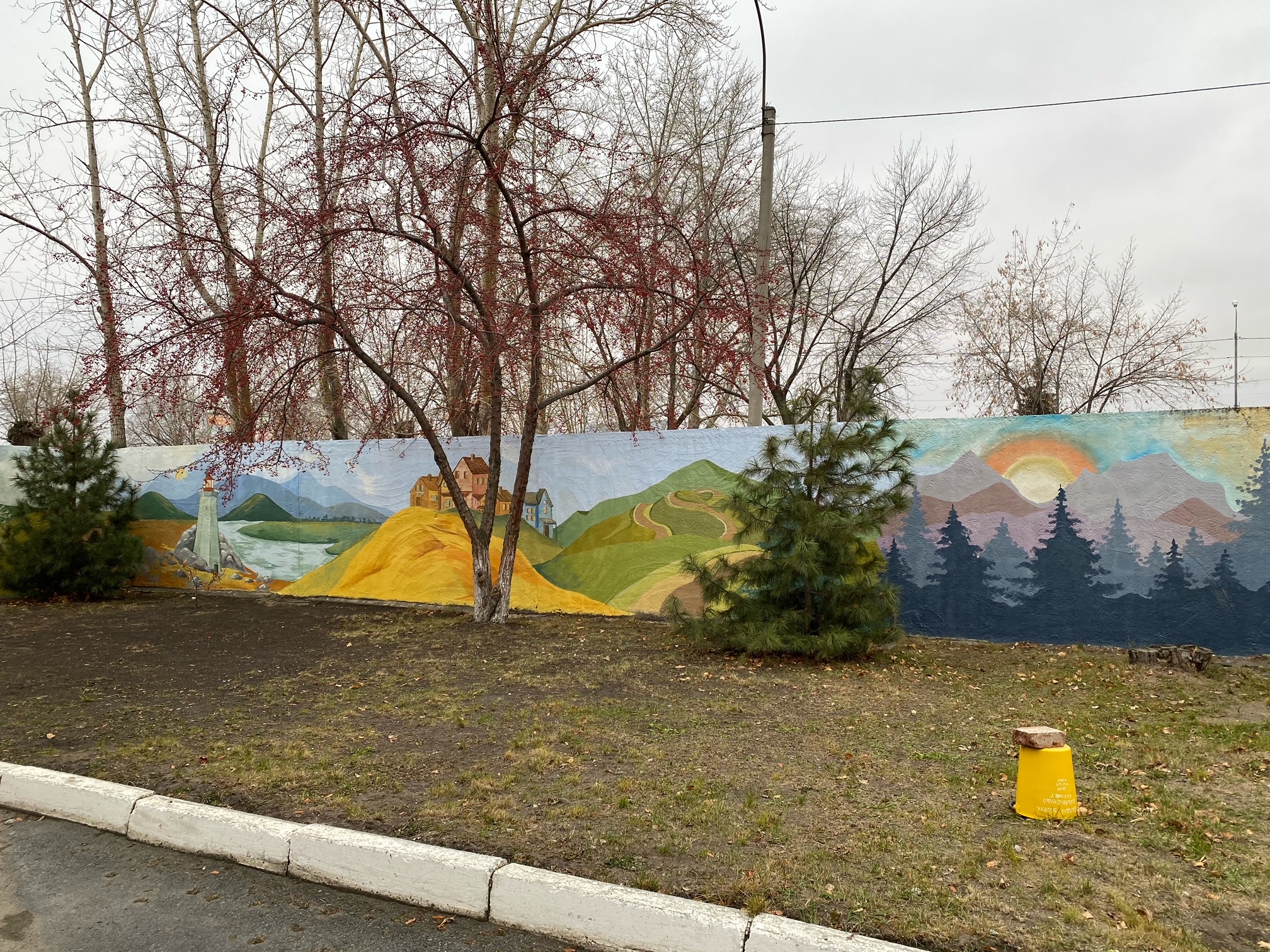 Волонтеры ТюмГУ благоустраивают парк ГАУЗ ТО "Хоспис"